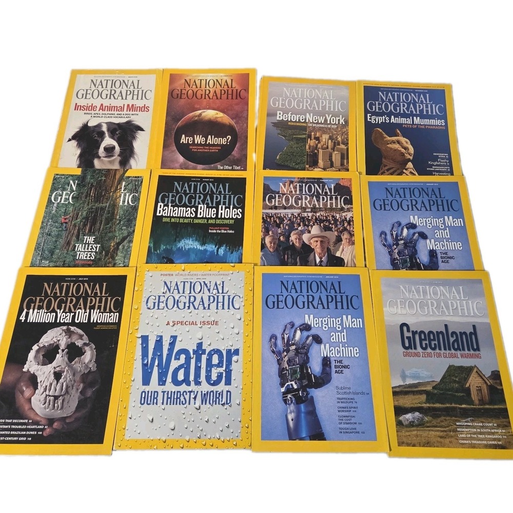 Lot 12 National Geographic ALL 2009 & 2010 Mt St. Helens Oldest Skeleton Bionic